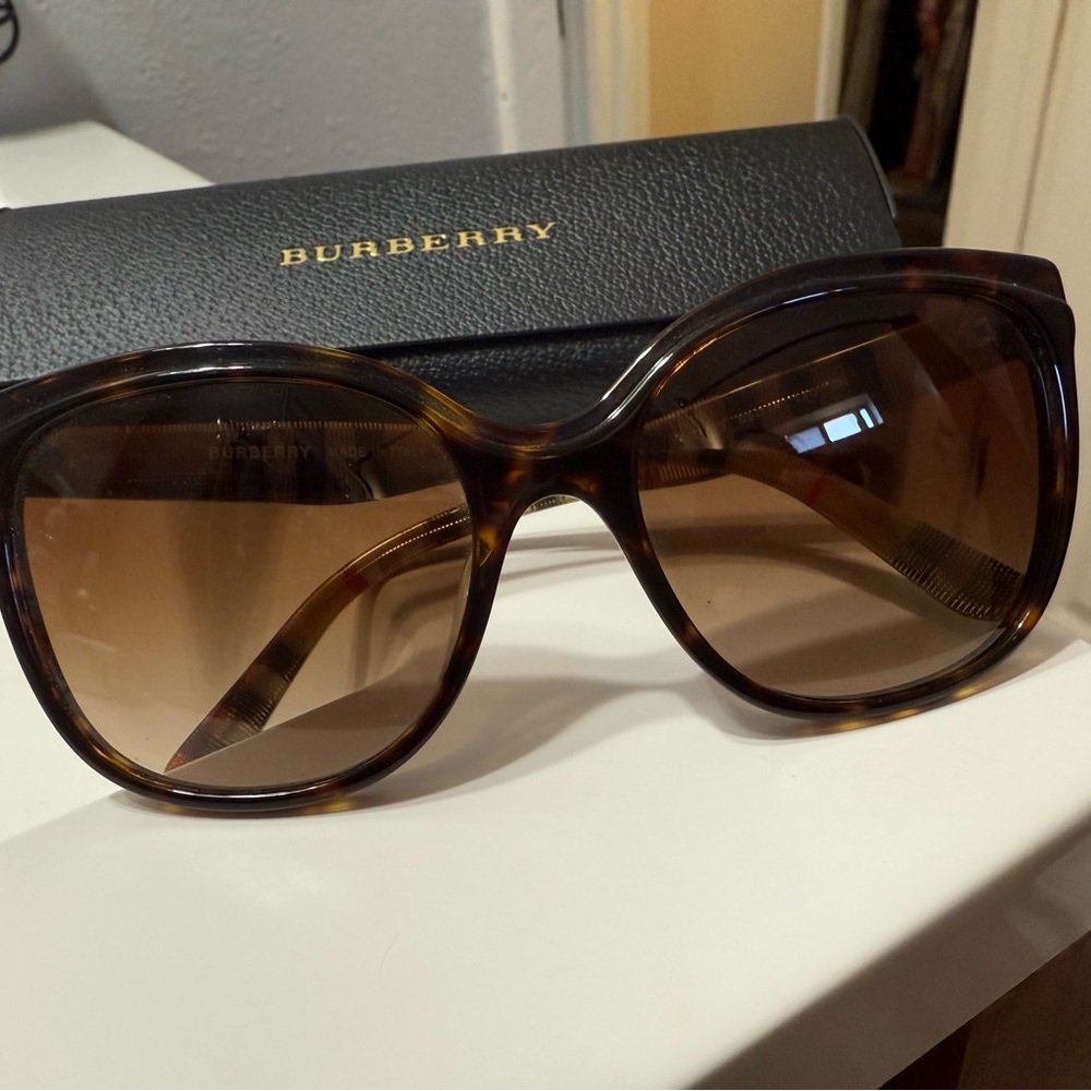 Burberry Tortoise Shell Sunglasses